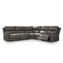 Sectionnel inclinable en cuir combo