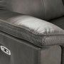 Sectionnel inclinable en cuir combo
