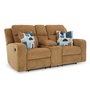 Causeuse inclinable en tissu