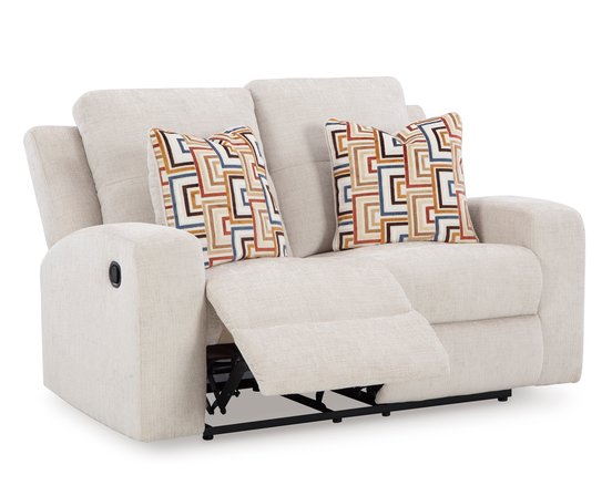 Causeuse inclinable en tissu