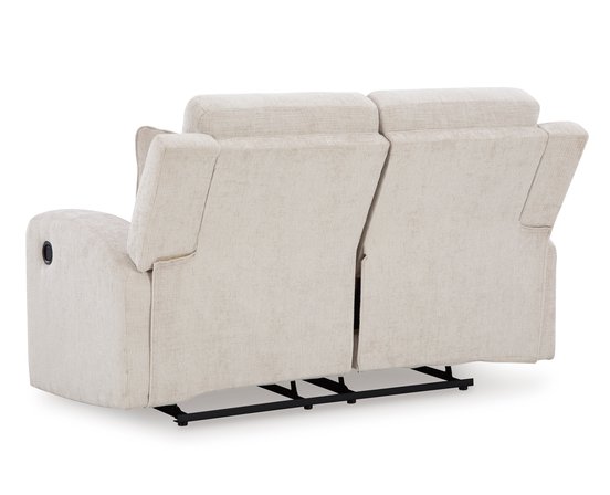 Causeuse inclinable en tissu