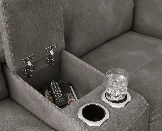 Causeuse inclinable en tissu