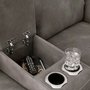 Causeuse inclinable en tissu