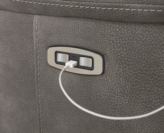 Causeuse inclinable en tissu