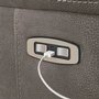 Causeuse inclinable en tissu