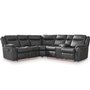 Sectionnel inclinable en tissu