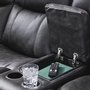 Sectionnel inclinable en tissu