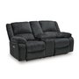 Causeuse inclinable en tissu