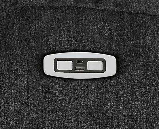 Causeuse inclinable en tissu