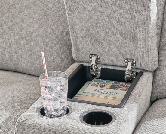 Causeuse inclinable en tissu