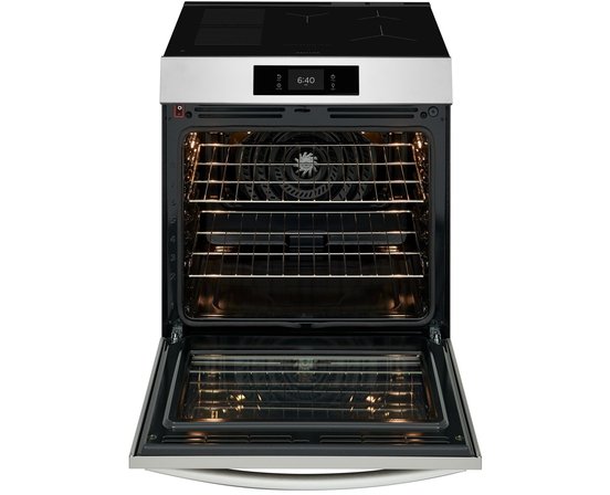 Cuisinière électrique à induction de 30 po avec fonction Pizza cuite sur pierre Frigidaire Gallery - GCFI307CBF