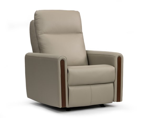 Fauteuil inclinable en cuir combo de Elran