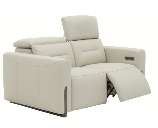 Causeuse inclinable en cuir motorisé  de Fornirama