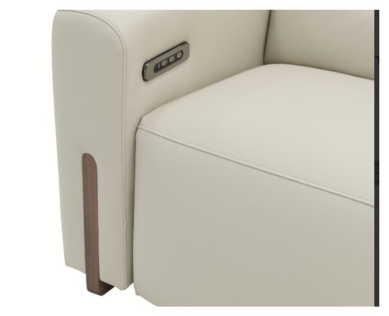 Causeuse inclinable en cuir motorisé  de Fornirama