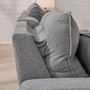 Sectionnel inclinable en tissu