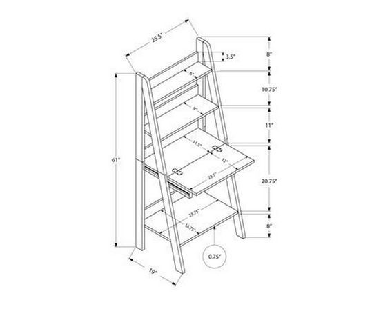 Bureau en coin de Monarch