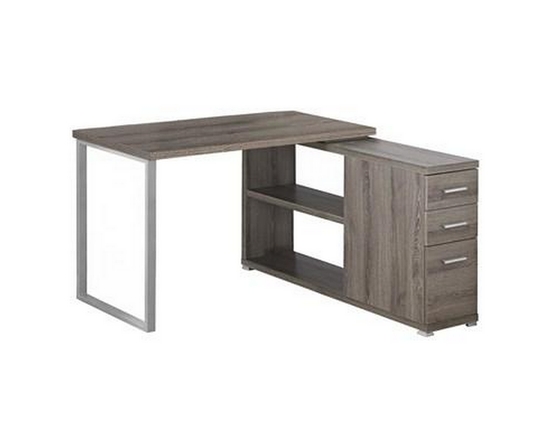 Bureau en coin avec rangement de Monarch