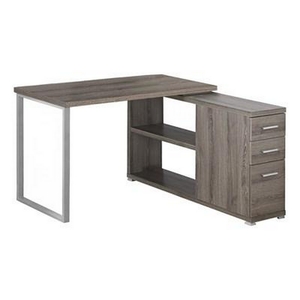 Bureau en coin avec rangement de Monarch