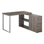 Bureau en coin avec rangement de Monarch