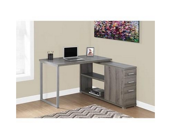 Bureau en coin avec rangement de Monarch