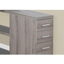 Bureau en coin avec rangement de Monarch