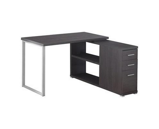 Bureau en coin avec rangement de Monarch