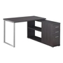 Bureau en coin avec rangement de Monarch