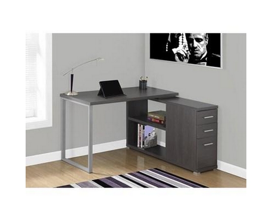 Bureau en coin avec rangement de Monarch