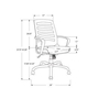 Chaise de bureau de Monarch