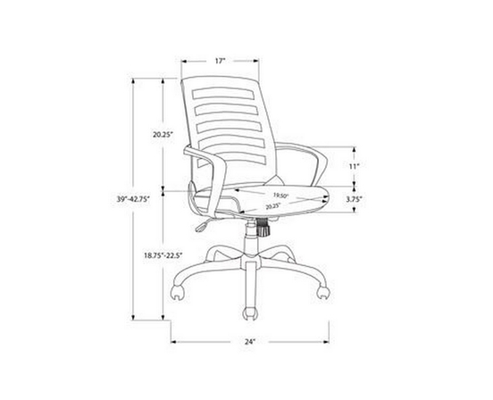 Chaise de bureau de Monarch
