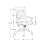 Chaise de bureau de Monarch