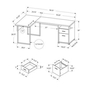 Bureau en L de Monarch
