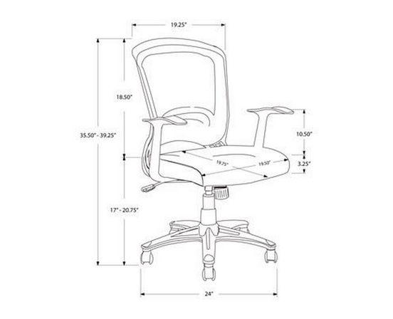 Fauteuil de bureau de Monarch