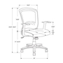 Fauteuil de bureau de Monarch