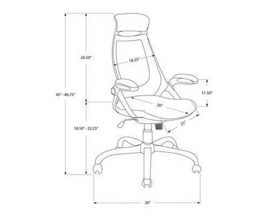Chaise de bureau de Monarch