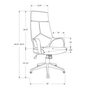 Fauteuil de bureau de Monarch