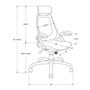Chaise de bureau de Monarch