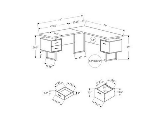 Bureau d'ordinateur de Monarch