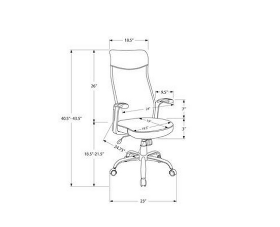 Fauteuil de bureau de Monarch
