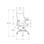 Fauteuil de bureau de Monarch