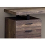 Bureau d'ordinateur avec rangement de Monarch