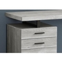 Bureau d'ordinateur avec rangement de Monarch