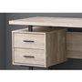 Bureau d'ordinateur avec rangement de Monarch