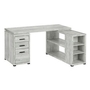 Bureau en coin avec rangement de Monarch