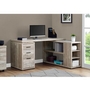 Bureau en coin avec rangement de Monarch