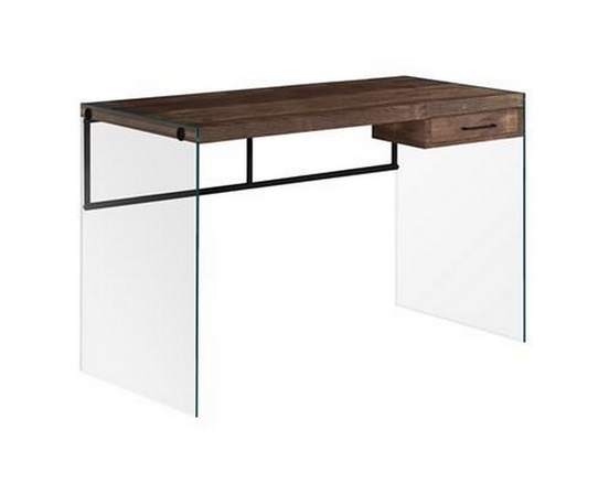 Bureau en verre trempé de Monarch