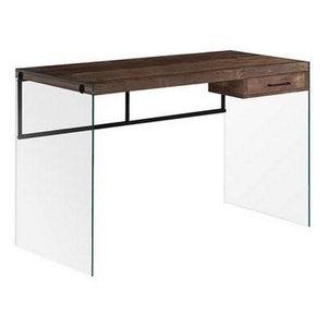 Bureau en verre trempé de Monarch
