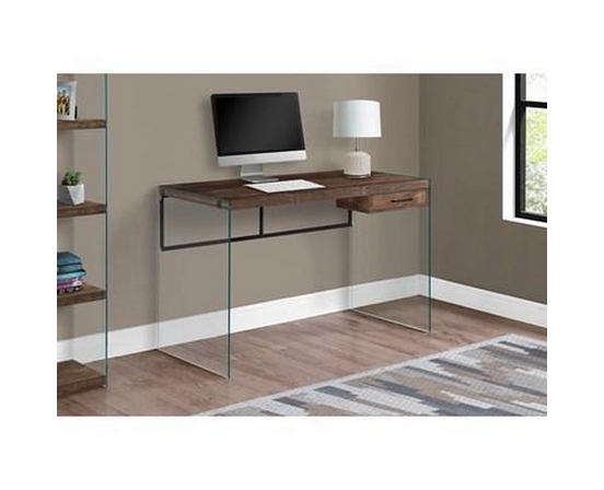 Bureau en verre trempé de Monarch
