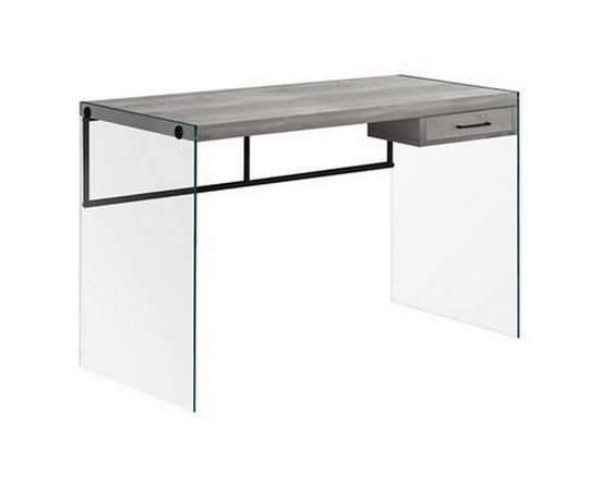 Bureau en verre trempé de Monarch