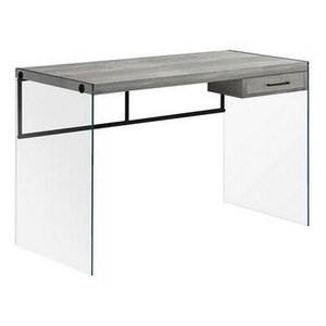 Bureau en verre trempé de Monarch